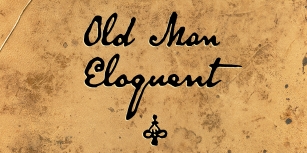 Old Man Eloquent Font Download