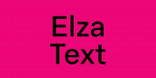 Elza Text Font Download