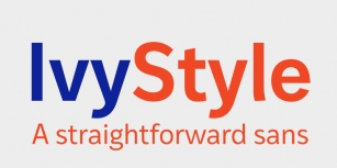 Ivy Style Sans Font Download