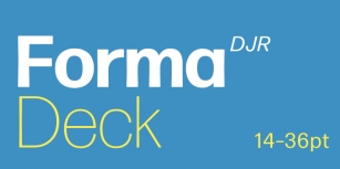 Forma DJR Deck Font Download