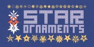 HWT Star Ornaments Font Download