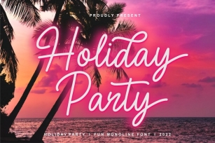 Holiday Party Font Download