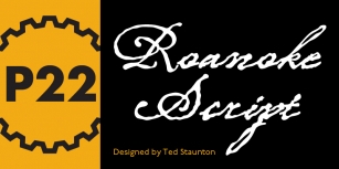 P22 Roanoke Script Font Download
