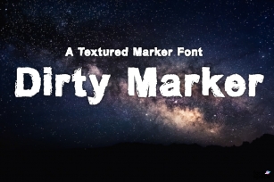 Dirty Marker Font Download