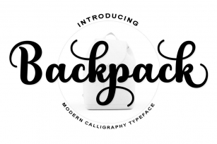 Backpack Font Download