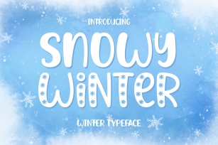 Snowy Winter Font Download