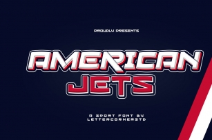 American Jets Font Download