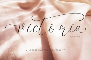Victoria Script! Luxury Font Download