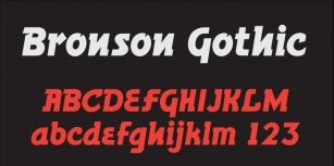 Bronson Gothic JF Font Download