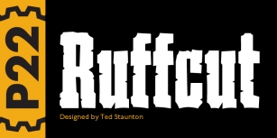 P22 Ruffcut Font Download