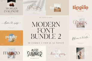 Modern Bundle 2 Font Download