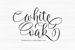 White Oak Font Download