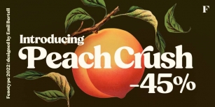 Peach Crush Font Download