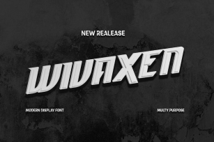 Wivaxen - Modern Display Font Font Download