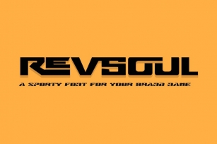 Revsoul - Sporty Font Font Download