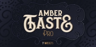 Amber Taste New Font Download