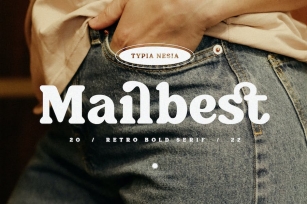 Mailbest - Beauty Retro / Vintage Bold Serif Font Download