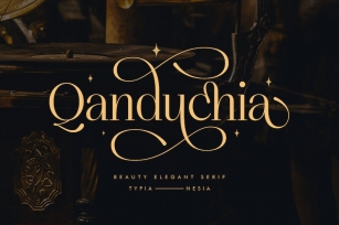Qanduchia - Classy Elegant Beauty Swashes Serif Font Download