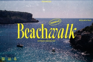 Beachwalk | Elegant Retro Serif Font Download