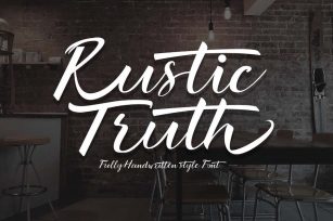 Rustic Truth - Script Font Font Download