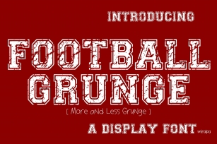 Football Grunge Font Download