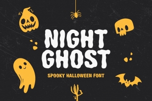 Night Ghost spooky halloween Font Download