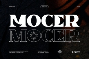 Mocer - Modern Font Font Download