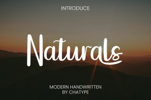 Naturals script Font Download