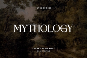 Mythology Luxury Serif Font Font Download