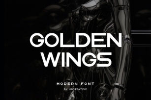 Golden Wings Sans Serif Font Font Download