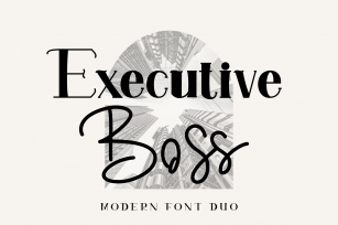 Executive Boss Font Download