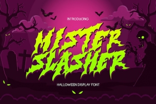 Mister Slasher - Halloween Font Font Download