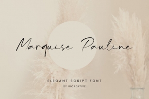 Marquise Pauline Signature Font Font Download