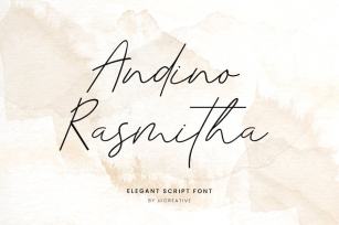 Andino Rasmitha Signature Font Font Download