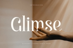 Glimse - Elegant Luxury Serif Font Font Download