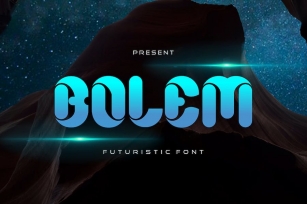 Bolem - Futuristic Font Font Download