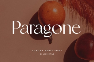 Paragone Luxury Serif Font Font Download
