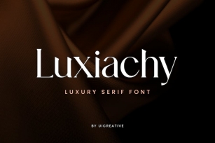 Luxiachy Luxury Serif Font Font Download