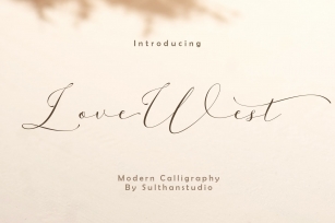 Love West Font Download