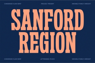 Sanford Region Font Download