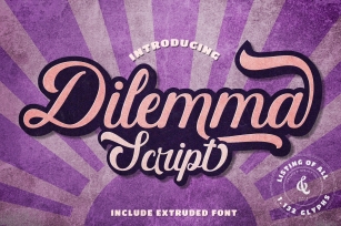 Dilemma Script Font Download