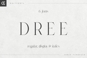 Dree serif typeface Font Download