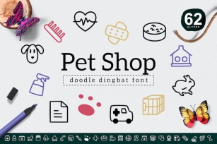 Pet Shop Dingbat Font Download