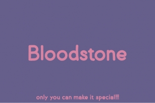 Bloodstone Font Download