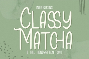Classy Matcha Font Download