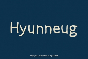 Hyunneug Font Download