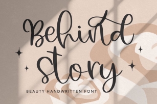 Behind Story Font Download