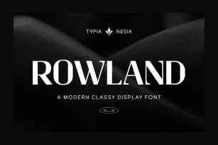 Rowland Font Download