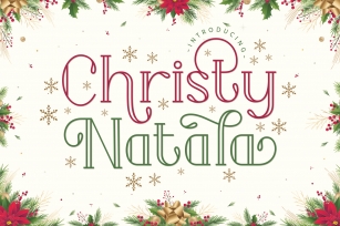 Christy Natala Font Download