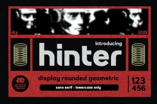 Hinter - Geometric Rounded Sans Serif Font Font Download